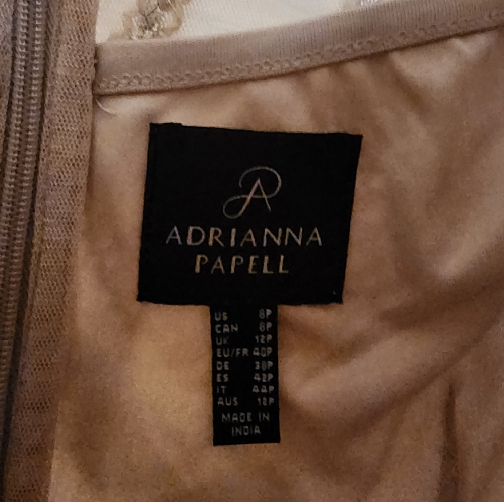 Adrianna papell size 8p gown